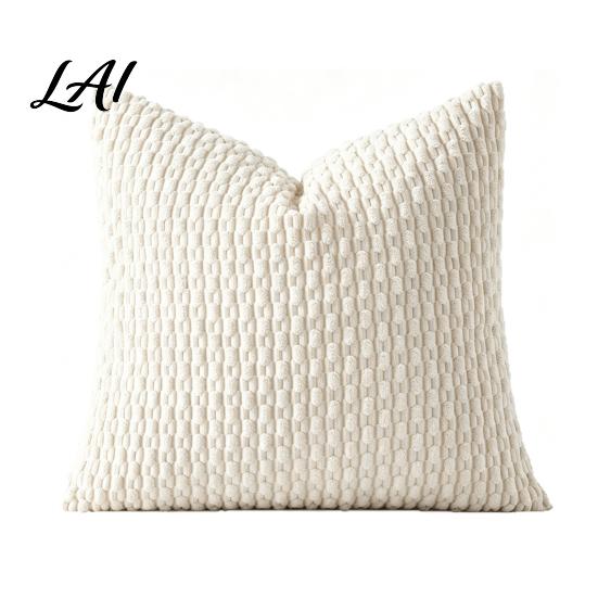 Cozy Bedroom Bedside Cushion Covers Bohemian Cover Soft Pillow Corduroy Throw Solid Color Decorative Case