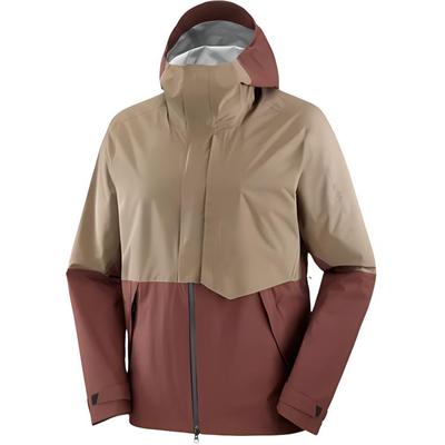 Outerpath Pro 2.5L Color Block Удобная дышащая водонепроницаемая ветрозащитная куртка Soft Shell с капюшоном для бега Мужские куртки Rum-Grape LC2309600