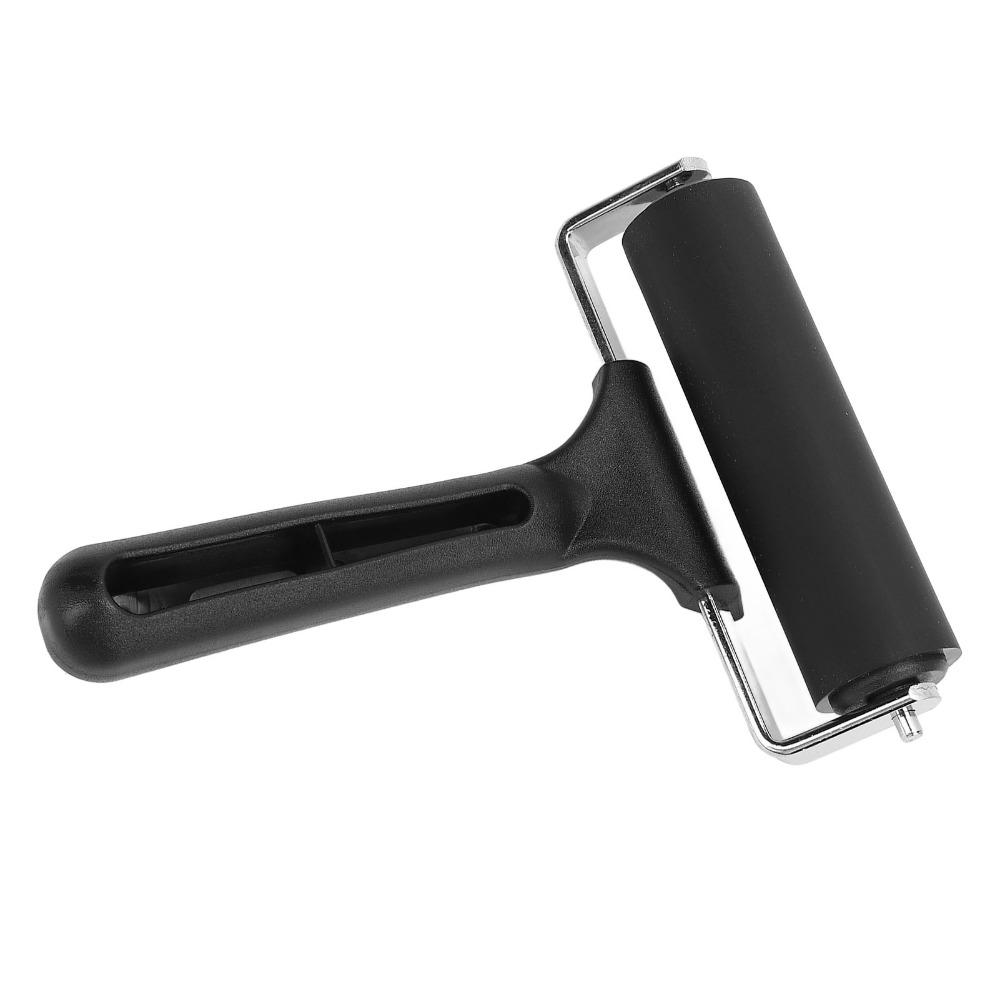 2pcs Portable Size Rubber Brayer Roller Hard Rubber Printmaking Roller For Printmaking
