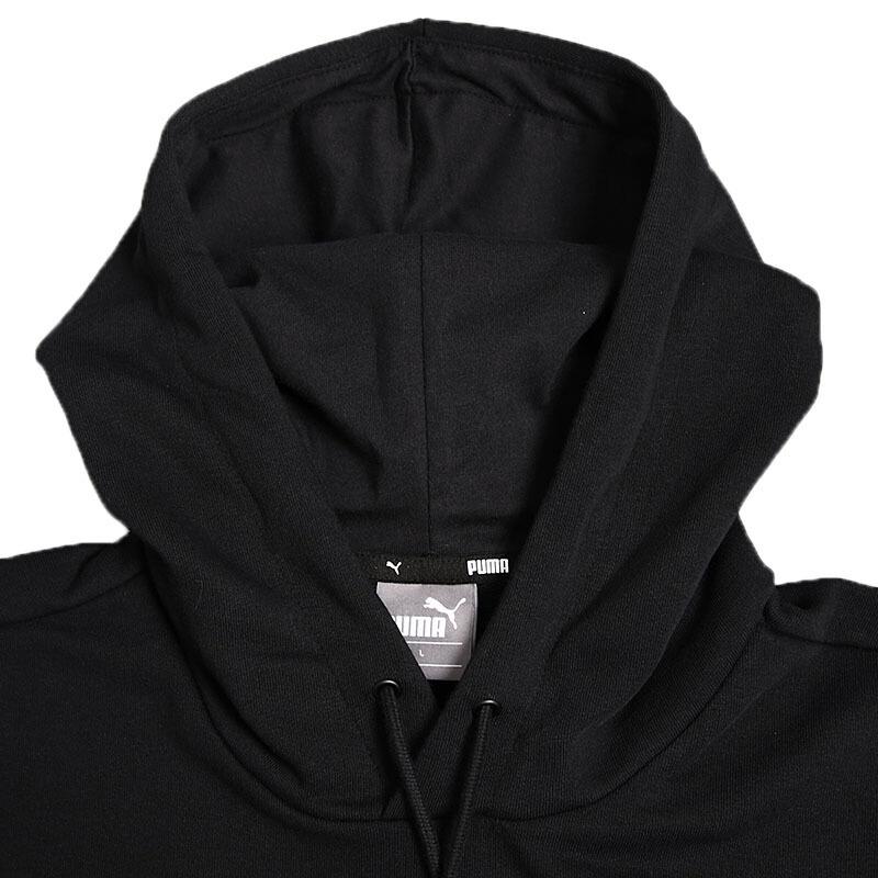 Puma Толстовка с капюшоном с буквенным принтом и логотипом, пуловер с длинными рукавами, мужские топы, черный 844141-01