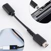 USB C female для NDSL Зарядный кабель со светодиодным индикатором 10 см Адаптер Type C для портативной игровой консоли DS Lite Шнур питания