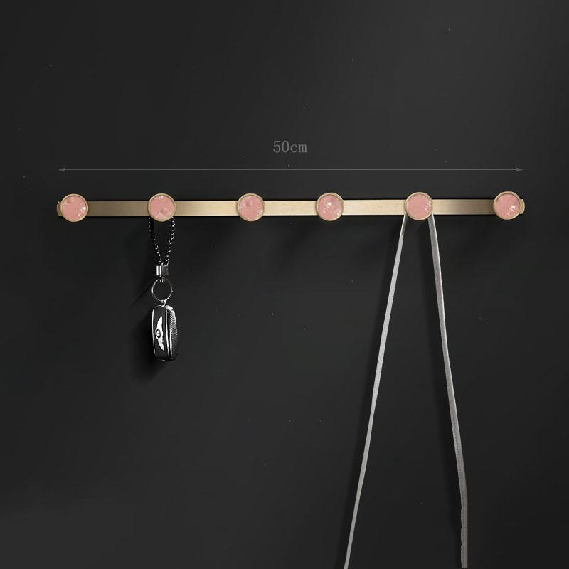 Green/White Brass Wall Mount Robe Hooks Bathroom Towel Hook Row Hook Door Key Bag Towel Hanger Rack Light Luxury Bedroom Hooks