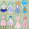 Children DIY Girls High-end Dress Up Fashion Skirt Suit Doll Clothes 16~17cm Doll/1/8 BJD Doll