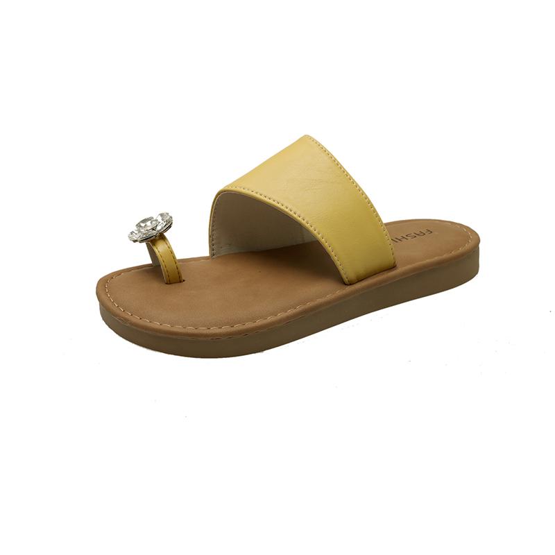 Мода 2025 Шлепанцы Женские с зажимом на пальце Летняя Повседневная Обувь Модные Женские Сандалии Новый Тренд Бренд Удобные Пляжные Туфли