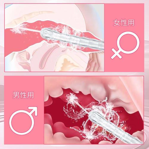 Ninonly Multi-Purpose Enema Device, 600ml Large Capacity, Backflow Prevention Function, Manual Pump, 65cm Tube, 3 Replacement Nozzles, Leak-Free, Unis