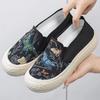 Canvas Shoes Female Cute Foreign Fashion Student Shoes Platform Flat Shoes Trend Korean Version of the New Casual Shoes