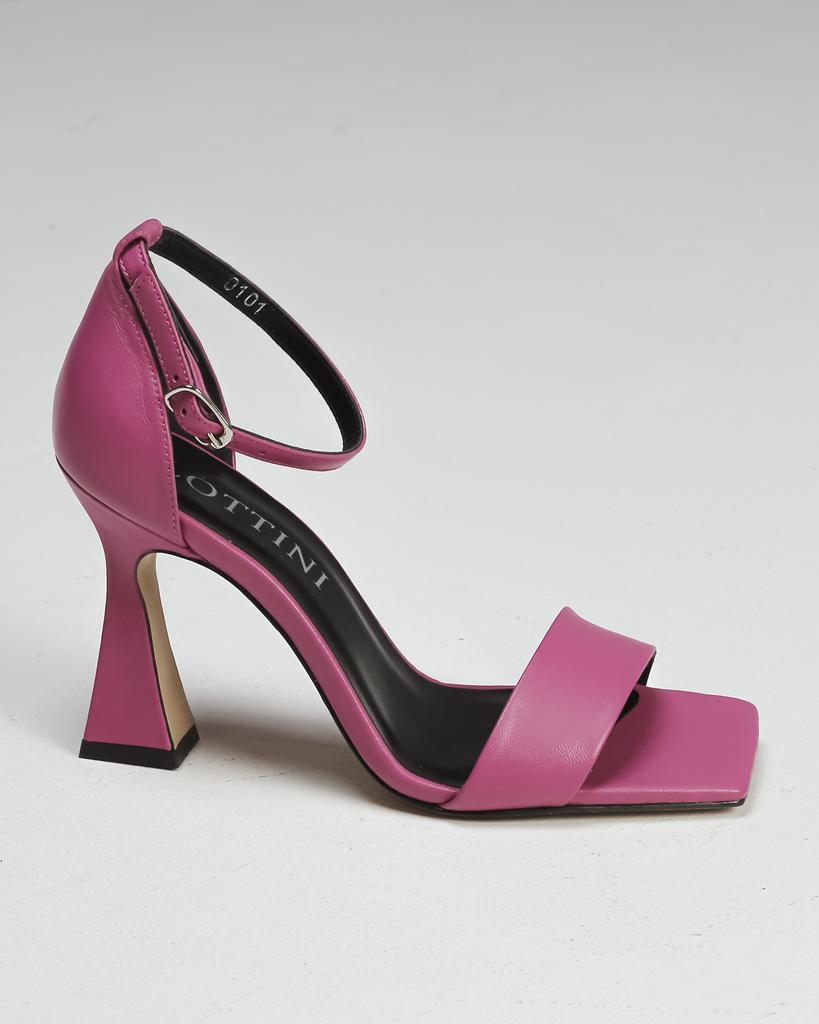 Heeled Sandals Lottini 3200101 37 Fuchsia Leather