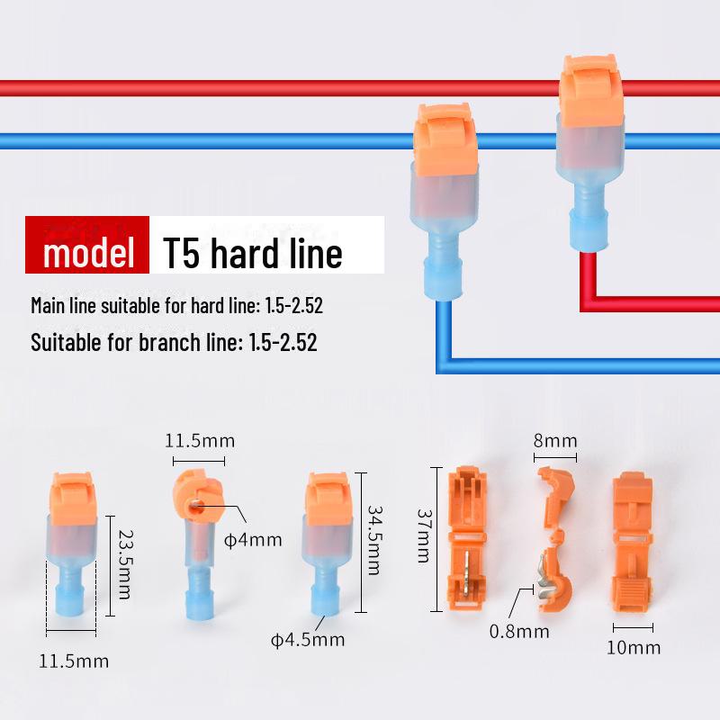 Зажим для быстрого соединения проводов: Тип T1T2T3T