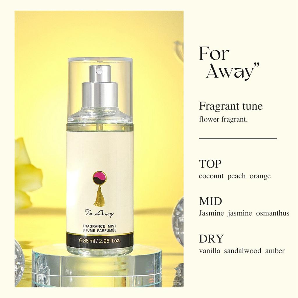 Женский парфюм-спрей для тела со стойким цветочным и фруктовым ароматом, элегантные духи с уникальным очарованием, 88 мл