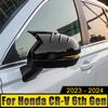 ABS Car Rearview Mirror Cover Cap Shell Housing Door Side Wing Mirror Trim Case For Honda CR-V CRV 6th Gen 2023 2024 2025 Hybrid