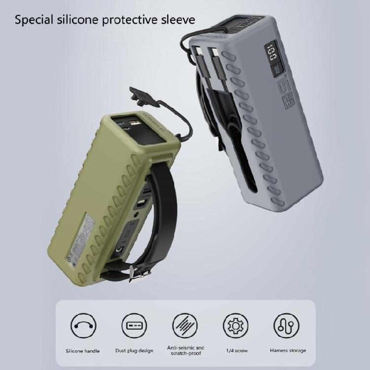 Силиконовый защитный чехол для CUKTECH No.15SE с функцией зарядки, удобный для переноски, с органайзером для кабелей, подходит для путешествий