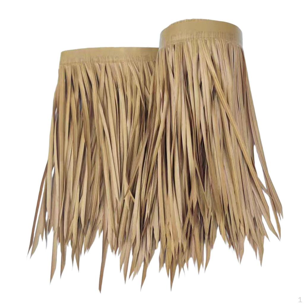 And Decorative Artificial Thatch Roof Accessory for Thatched Cottages, Grass Skirt Bar, Cabins,