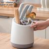 Cutlery Holder Multi Compartments Storing Easy Cleaning Useful Thickened Chopsticks Cutter Storage Rack Household Supplies