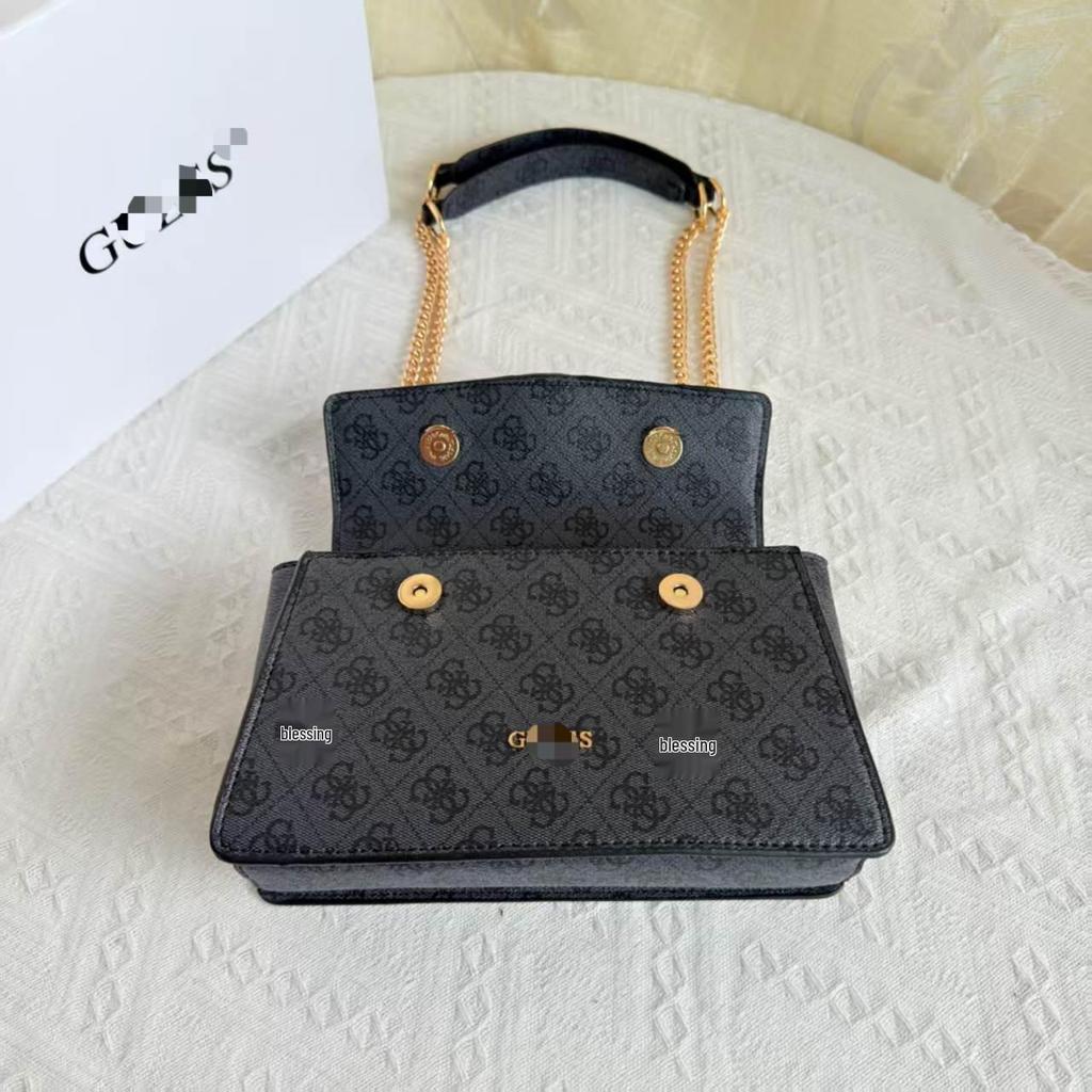 Guess Home Новая Мода Сумка Кросс-боди на Цепочке с Клапаном, Маленькая Квадратная, Принт G