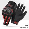 VEMAR Summer Motorcycle Gloves Men Black Full Finger Touchscreen Cycling ATV MTB Guantes Moto Luvas Bike Riding Glove Women Red