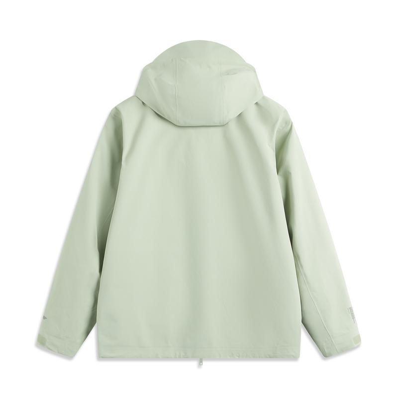 Li Ning CF Серия Su Wan Long Jia Однотонная Толстовка на молнии Удобный Флис Теплая Три в одном Водонепроницаемая Ветрозащитная Дышащая Куртка AEMU011-8