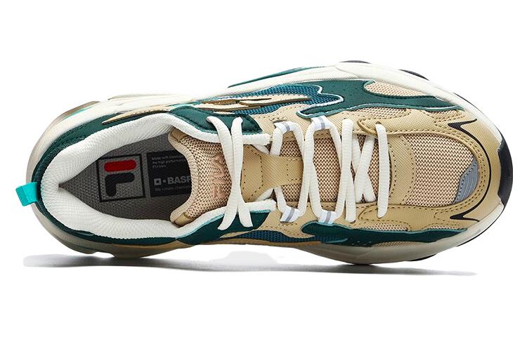 Women's Sneakers FILA Y2K Ms Textile, Synthetic Leather Low top Casual Shoes Women's Blue Green Brown