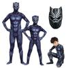 Premium Quality Black Panther Superhero Cosplay Jumpsuit For Adults And Kids
