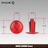 10Pcs Motorcycle Modification Aluminum Alloy Buckle Fairing Bolt Screw Frame Hole Cover Cap Motorcycle Rivet Screw Replacements