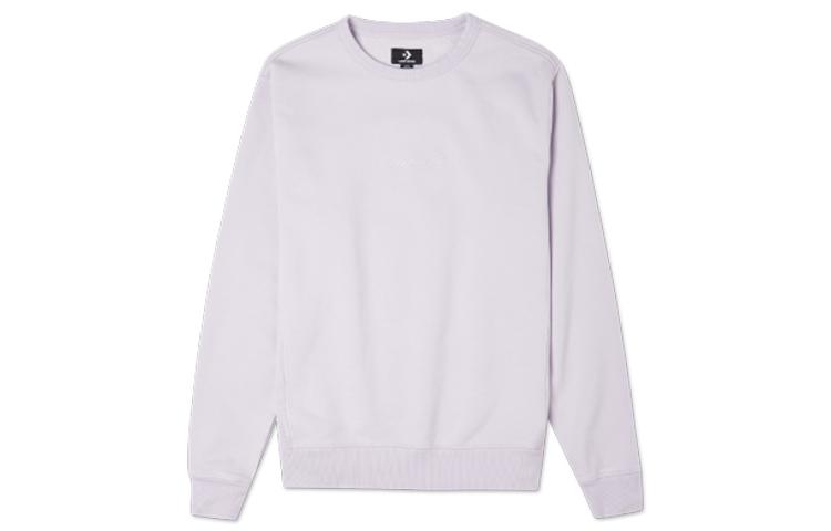 Converse Sweatshirts Men's Light Purple Crew Neck Thickened Regular 10021636-A04