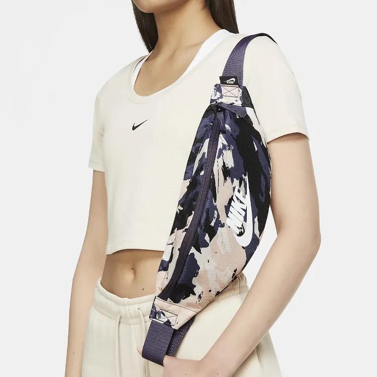 Nike Спортивная одеждаНаследие Уличная одежда Тканевая сумка-слинг , Поясная сумка Обычная Унисекс Темно-фиолетовый Белый (унисекс) Поясные сумки CU9276 573