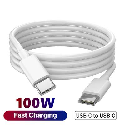Кабель PD для быстрой зарядки USB-C на USB-C для iPhone 15 Pro Max, iPad Air 5, Macbook, Huawei Mate 60, Samsung, шнур типа C на тип C