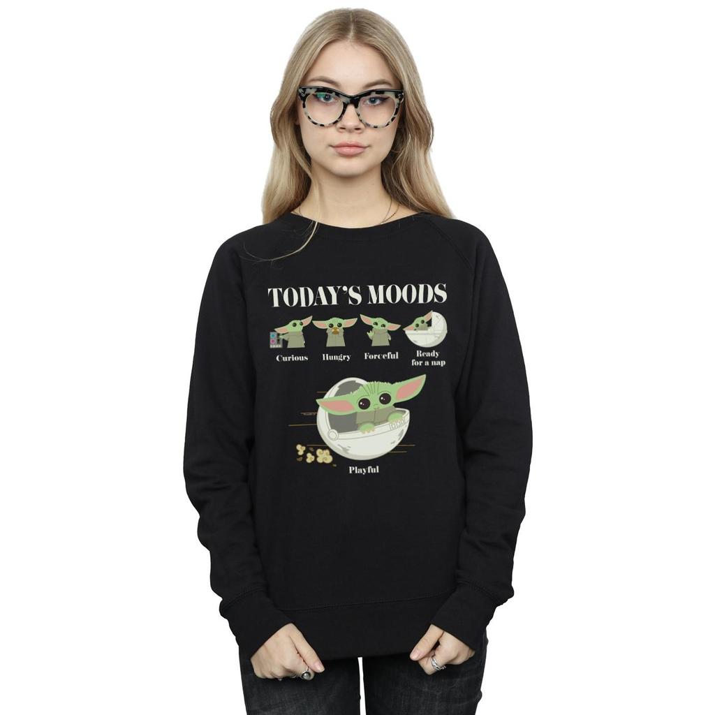 Star Wars Womens/Ladies The Mandalorian The Child Moods Sweatshirt
