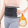 Men Women Waist Warmer Plush Thermal Lumbar Support Belt Keep Warm Abdominal Protector Stomach Wrap Band for Winter