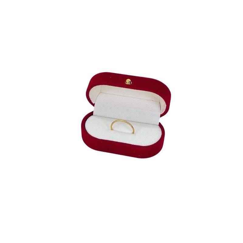 1 шт. Простая компактная бархатная шкатулка для колец, подарочная коробка, упаковочная коробка для ювелирных изделий, изысканная дорожная шкатулка для колец, используется на День святого Валентина