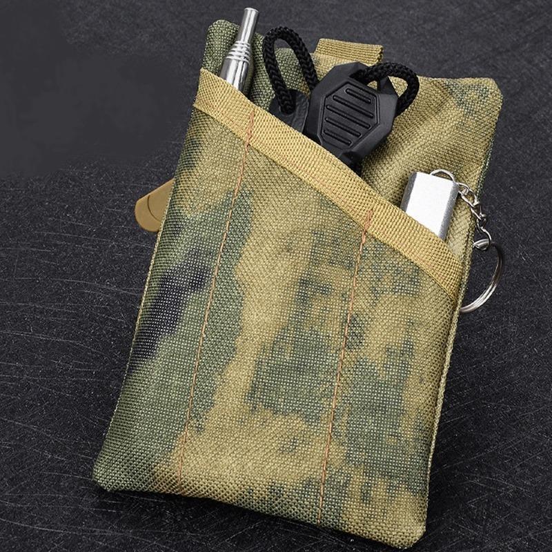 Спортивная камуфляжная поясная сумка для спорта на открытом воздухе, тактический кошелек для монет, тактический беговой портативный EDC, ручная сумка для хранения инструментов