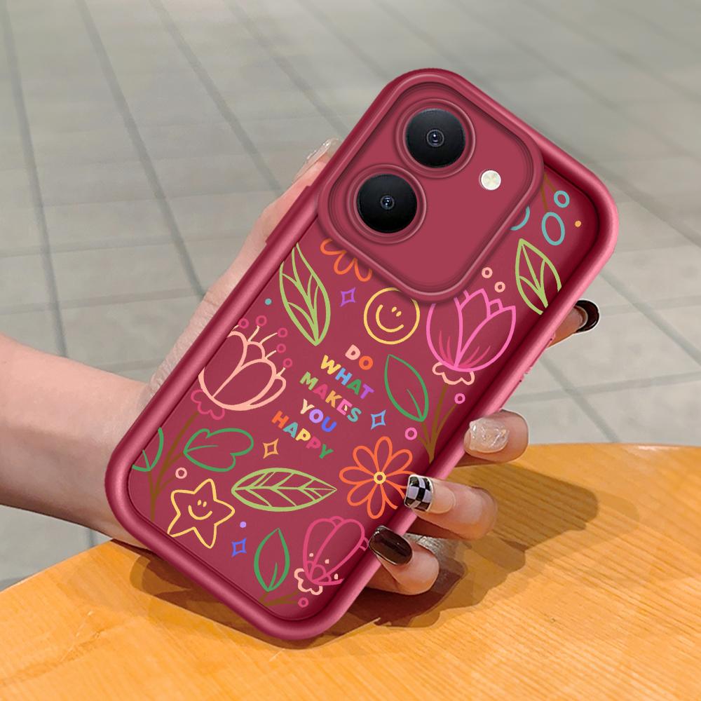 Мягкий силиконовый квадратный чехол с рисунком лестницы для телефона, полное покрытие, противоударный защитный резиновый чехол для камеры для Vivo