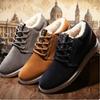 Winter Boots for Men Plush Warm Ankle Booties Men's Footwear Male Sneakers Plus Size