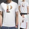 T-Shirt O-Neck Harajuku 2022 Summer Fashion Top Men Clothing Streetwear Men's Hip Hop 26 Letter Printed T Shirt Commuter Top Tee