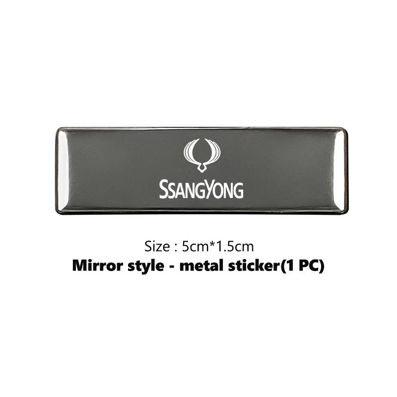 BMB1 Car Body Sticker Badge Auto Styling Decoration Accessories For SsangYong Kyron Actyon Sport Tivoli Torres Korando C300 Musso