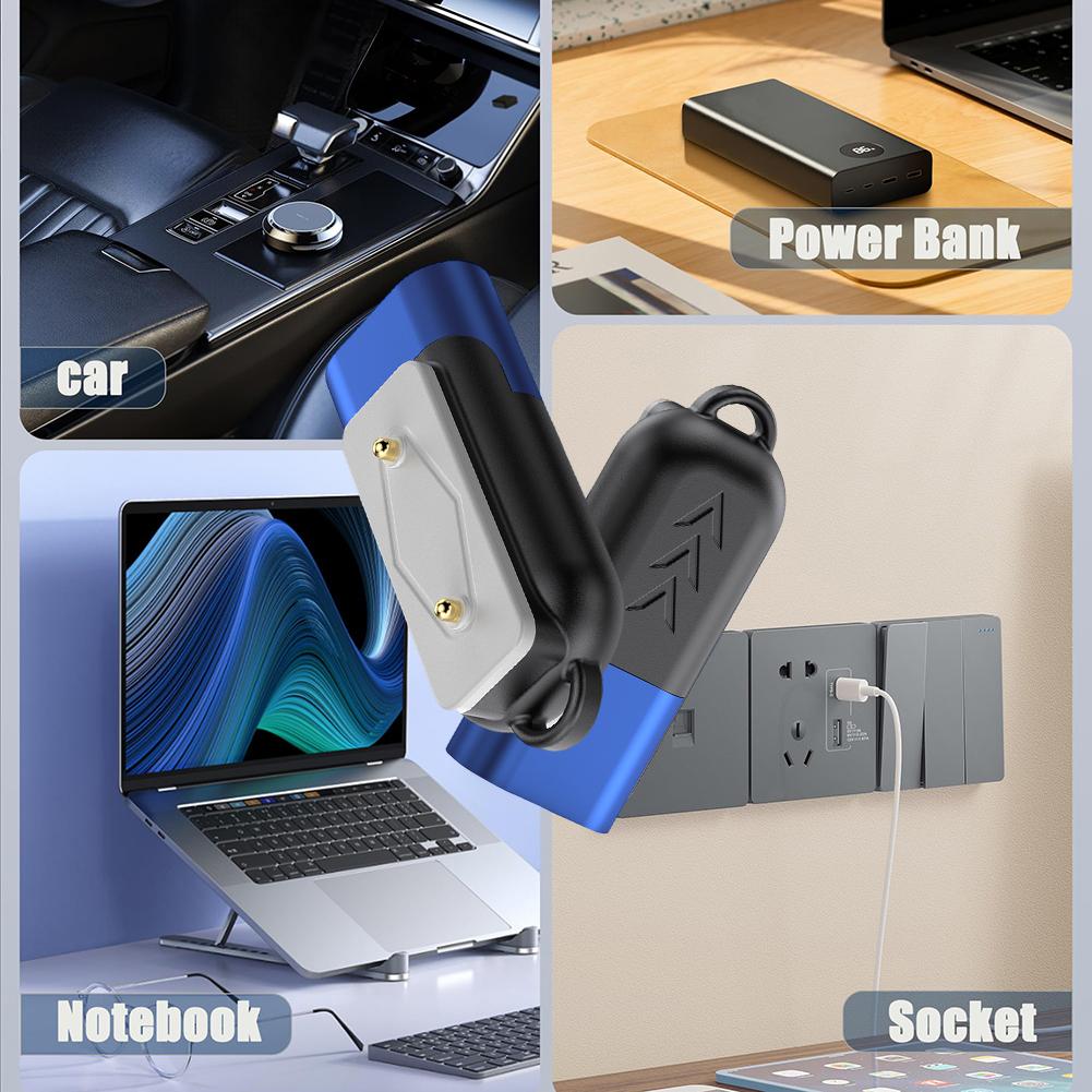 Зарядное устройство для часов USB C Адаптер Прямоугольный Type C Адаптер Зарядки Магнитный Type C Адаптер Зарядное устройство для часов для Huawei Band 9 8 7