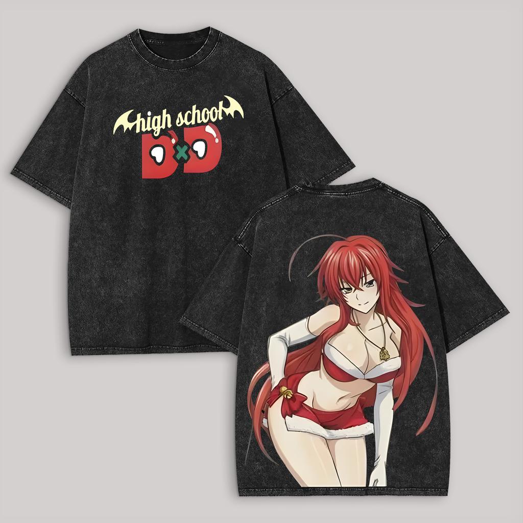 Футболка с принтом High School DxD для любителей аниме Одежда на весь год одежда с индивидуальностью Плюс размер Унисекс высокое качество горячий продукт футболка