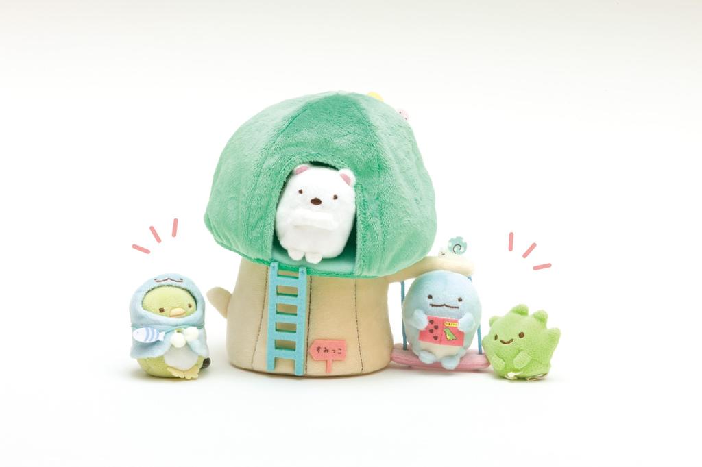 Sumikkogurashi Sheen Плюшевая игрушка Деревянный домик