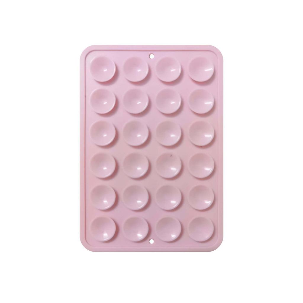 Черная силиконовая противоскользящая подставка для телефона: 24 Портативные, Минималистичные Наклейки на Присосках