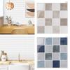 Waterproof Wallpaper Oil-proof Stove Sticker Toilet Stickers Self Adhesive Tile Wall Stickers