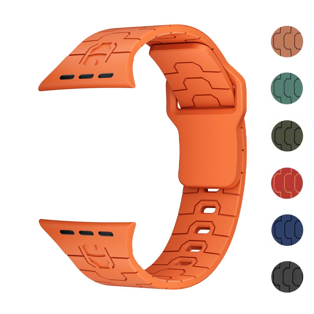 Ремешки для Apple watch band 49мм 46мм 45мм 44мм 42мм 41 40мм Силиконовый Спортивный браслет correa iWatch series 11 10 9 8 7 6 SE Ultra