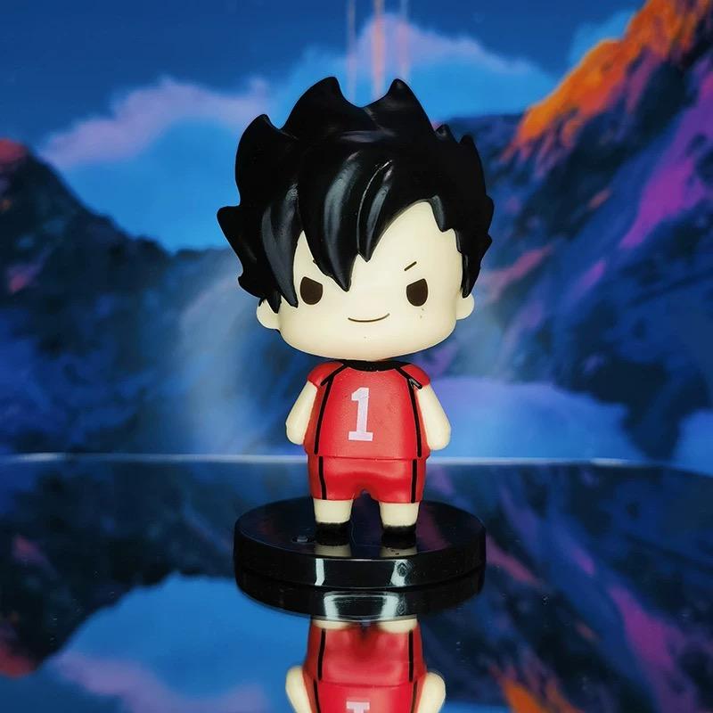 Высококачественный набор из 8 шт. ПВХ фигурок Аниме Хюга Сёё Кагэяма Тобио Q-версия Мультяшная модель Игрушка для детей Коллекци