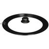 Pearl Metal Oil Partner H-5073 Glass Window Frying Pan Lid for 26, 28, and 30cm Frying Pans