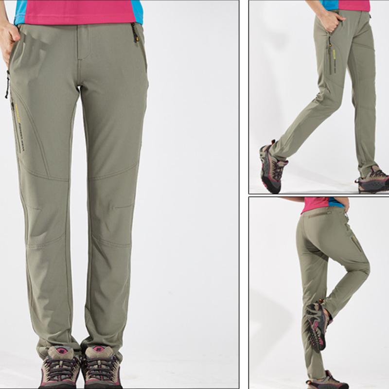 Женские водонепроницаемые брюки для пешего туризма, скалолазания, быстросохнущие горные дождевые брюки, эластичные спортивные брюки на открытом воздухе