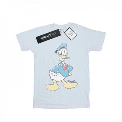 Женская/женская классическая хлопковая футболка-бойфренд Donald Duck Donald Duck