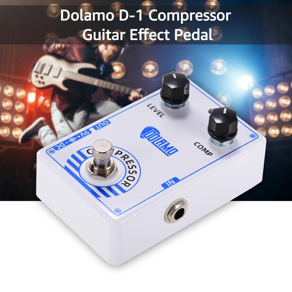 Dolamo D-1 Chubby Comp Pedal Компрессорная педаль эффектов для электрогитары с True Bypass