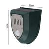 LED Flashing Alarm Outdoor Animal Repeller Solar Motion Sensor Alarm