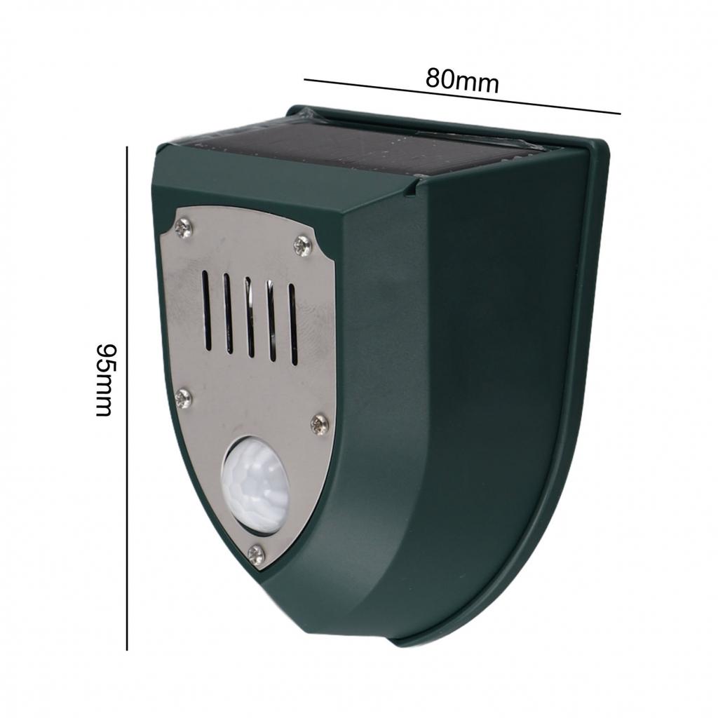LED Flashing Alarm Outdoor Animal Repeller Solar Motion Sensor Alarm