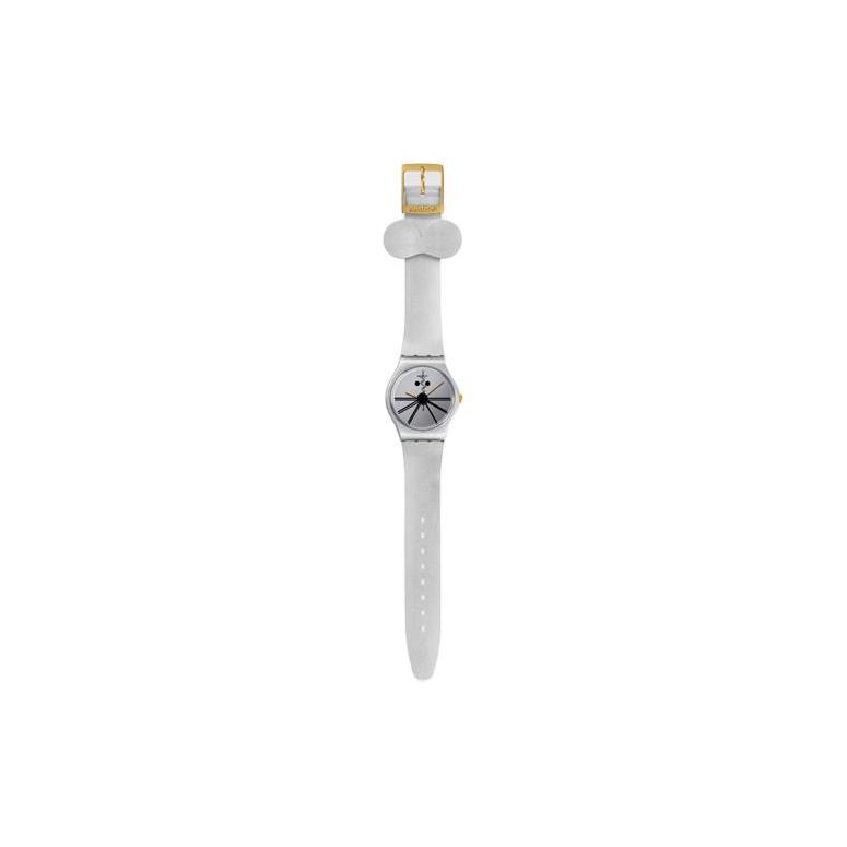 Swatch Унисекс 34 мм Белые часы GZ327 GZ327