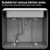 Stainless Steel Undermount Sink Supports Adjustable Bottom Installation Support  Home Kitchen