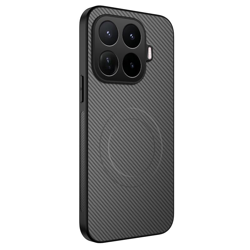 Применимо к чехлу для мобильного телефона Xiaomi 17TPro, мягкий чехол с рисунком из углеродного волокна, кожаным рисунком, магнитным креплением, Xiaomi 17TT магнитная индукция